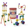 KNEX TINKERTOY - Classic Building Tin - 100 Parts - Collectible Tin - Ages 3+