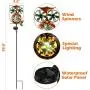 LeiDrail Solar Garden Light Outdoor Decorative Stake Owl Wind Spinner Metal Pathway Lights Solar Powered Yard Decor Waterproof Warm White Landscape Lighting for Lawn Patio Walkway LeiDrail Solar Garden Light Outdoor Decorative Stake Owl Wind Spinner Metal Pathway Lights Solar Powered Yard Decor Waterproof Warm White Landscape Lighting for Lawn Patio Walkway