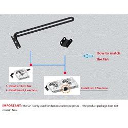 NOYITO Graphics Cooling Bracket Side-Blown North & South Bridge Vertical Cooling Bracket for PC DIY
