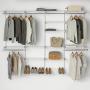 Rubbermaid FG3H9200WHT Configurations 48'' Shelving & Hanging Kit - White