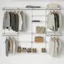 Rubbermaid FG3H9200WHT Configurations 48'' Shelving & Hanging Kit - White
