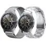 V-MORO Strap Compatible with Galaxy Watch 46mm Bands/Gear S3 Band Silver Men 22mm Stainless Steel + Mesh Loop Replacement for Samsung Galaxy Watch 46mm R800/Gear S3 Smartwatch V-MORO Strap Compatible with Galaxy Watch 46mm Bands/Gear S3 Band Silver Men 22mm Stainless Steel + Mesh Loop Replacement for Samsung Galaxy Watch 46mm R800/Gear S3 Smartwatch