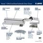 Kason 1094 SureClose Hydraulic Door Closer, Exposed with Flush to 3/4 Inch Hook, 11094000003_11094000026