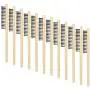 Wire Brush Set, 12 Pieces Metal Brush Wire Scratch Brush Steel Brushes with Wood Handle for Cleaning Rust Wire Brush Set, 12 Pieces Metal Brush Wire Scratch Brush Steel Brushes with Wood Handle for Cleaning Rust