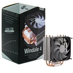 FSP Windale 4 CPU Cooler 4 Direct Contact Heatpipes 6mm Aluminum Alloy with 120mm PWM Fan (AC401)