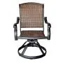 Patio Outdoor Santa Clara Swivel Rocker Dining Chairs Set of 4 Solid Cast Aluminum Furniture Dark Bronze Patio Outdoor Santa Clara Swivel Rocker Dining Chairs Set of 4 Solid Cast Aluminum Furniture Dark Bronze