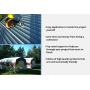 Liquid Rubber Color Waterproof Sealant - Indoor & Outdoor Coating - Easy to Apply - Water Based - Light Gray, 5 Gallon