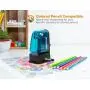 Bostitch Multi-Mount Manual Pencil Sharpener, Vacuum Mount or Screw Mount, Blue (MPS2-BLUE) Bostitch Multi-Mount Manual Pencil Sharpener, Vacuum Mount or Screw Mount, Blue (MPS2-BLUE)