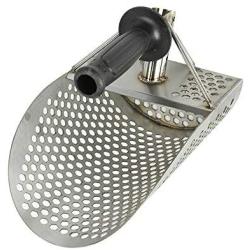 DNYSYSJ Metal Detecting Sand Scoop,Stainless Steel Metal Detecting Tool for Beach Treasure Hunting