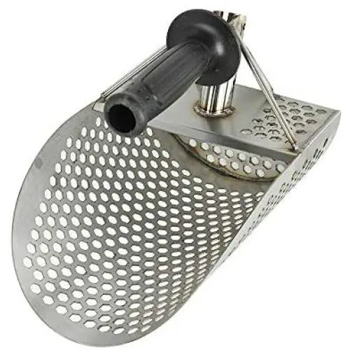 DNYSYSJ Metal Detecting Sand Scoop,Stainless Steel Metal Detecting Tool for Beach Treasure Hunting DNYSYSJ Metal Detecting Sand Scoop,Stainless Steel Metal Detecting Tool for Beach Treasure Hunting