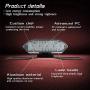 Yifengshun 30LEDs Motorcycle Tail Light,Waterproof LED Rear Lights, DRL,License Plate Lights,Brake Lights,Universal Modified for Harley,Honda,Yamaha,Retro-gray,12V