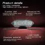 Yifengshun 30LEDs Motorcycle Tail Light,Waterproof LED Rear Lights, DRL,License Plate Lights,Brake Lights,Universal Modified for Harley,Honda,Yamaha,Retro-gray,12V Yifengshun 30LEDs Motorcycle Tail Light,Waterproof LED Rear Lights, DRL,License Plate Lights,Brake Lights,Universal Modified for Harley,Honda,Yamaha,Retro-gray,12V