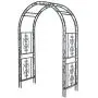 Montebello Decorative Iron Garden Arbor with 7-Inch Ground Stakes, 53 W x 23 D x 84 H Burnished Bronze Finish Montebello Decorative Iron Garden Arbor with 7-Inch Ground Stakes, 53 W x 23 D x 84 H Burnished Bronze Finish