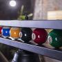 Wellmet Billiard Light for Pool Table,59” Pool Table Lighting for 7 8 9 Table, Hanging Over Pool Table Light with Matte Metal Shades and Billiard Ball Decor,Perfect for Game Room,Kitchen Island