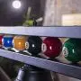 Wellmet Billiard Light for Pool Table,59” Pool Table Lighting for 7 8 9 Table, Hanging Over Pool Table Light with Matte Metal Shades and Billiard Ball Decor,Perfect for Game Room,Kitchen Island