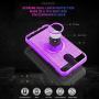 Galaxy J3 2018/J3 Eclipse 2/J3 Orbit/J3 Achieve/Express Prime 3/J3 Prime 2/Amp Prime 3 Case HD Phone Screen Protector,Ymhxcy 360 Stand & Dual Layer Back Cover for Galaxy J3 Emerge 2018-ZH Purple