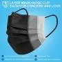 Disposable Face Masks,Face Masks of 50 Pack Disposable Mask-Black Disposable Face Masks,Face Masks of 50 Pack Disposable Mask-Black