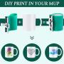15 oz and 11 oz Silicone Mug Clamp, 3D Sublimation Silicone Mug Wrap Cup Clamp Fixture for Mugs Printing