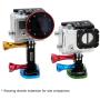 GoTough 45mm Black Extender Arm – Metal Straight Extension Arm Compatible with GoPro HERO3, HERO3+, HERO4, HERO5, HERO6, HERO7 2-Prong Mounting System - by Fotodiox Pro
