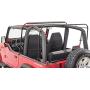 MasterTop Soft Top Hardware Kit Fits 1987-1995 Jeep YJ Wrangler vehicles with Soft Upper Doors Includes Bows, W/S Channel, tailgatebar & Door surrounds Metal door frames not included 15433101