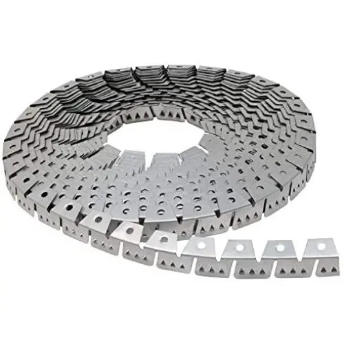 House2Home 20ft Upholstery Metal Flexible Tack Strip Supplies, Curve Ease Grip for Furniture, Chairs, Sofa House2Home 20ft Upholstery Metal Flexible Tack Strip Supplies, Curve Ease Grip for Furniture, Chairs, Sofa