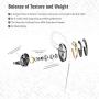 SIMGOT EN700 PRO High Fidelity in-Ear Monitor Headphones with Detachable Cable, Sound Stereo IEM Earphones with Dynamic Balanced Driver, HiFi Earbuds Noise-Isolating Musician Headphones (Grey)