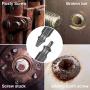 Damaged&Stripped Screw Extractor Remover Tool and Drill Bit Set. Broken Bolt Extractor and Screw Remover Set of 6 Pcs