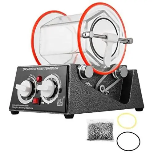 BestEquip Jewelry Polisher Tumbler 3kg 6.6 Lbs Capacity Jewelry Polisher Machine with Glass Barrel Mini Polisher Tumbler for Jewelry (6.6Lbs Capacity) BestEquip Jewelry Polisher Tumbler 3kg 6.6 Lbs Capacity Jewelry Polisher Machine with Glass Barrel Mini Polisher Tumbler for Jewelry (6.6Lbs Capacity)