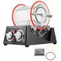 BestEquip Jewelry Polisher Tumbler 3kg 6.6 Lbs Capacity Jewelry Polisher Machine with Glass Barrel Mini Polisher Tumbler for Jewelry (6.6Lbs Capacity)