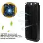 FITNATE 12 Pipe Aluminum Heat Exchanger Radiator for PC CPU CO2 Laser Water Cool System Computer R240, 10.62Inch