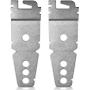 2-Pack Undercounter Dishwasher Bracket Replacement - Whirlpool -Compatible - Compare to 8269145 / WP8269145 - Replacement Dishwasher Upper Mounting Bracket