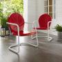 Crosley Furniture Griffith Metal Outdoor Chair - Red