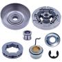 Mtanlo 3/8'' Rim Sprocket Clutch Cover Bearing Kit for Stihl MS311 MS391 MS311C MS391C MS340 MS360 029 MS290 039 MS390 034 036 MS340C MS360C Chainsaw