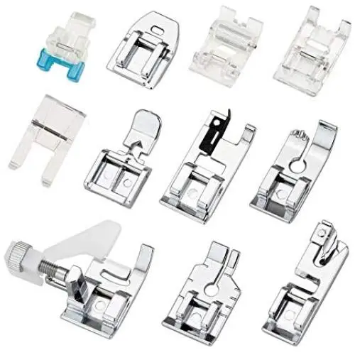 11Pcs Presser Feet, Sewing Machine Kit Household DIY Spare Parts Accessories for Sewing Machine Brother Singer Janome Toyota 11Pcs Presser Feet, Sewing Machine Kit Household DIY Spare Parts Accessories for Sewing Machine Brother Singer Janome Toyota