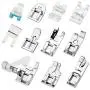 11Pcs Presser Feet, Sewing Machine Kit Household DIY Spare Parts Accessories for Sewing Machine Brother Singer Janome Toyota 11Pcs Presser Feet, Sewing Machine Kit Household DIY Spare Parts Accessories for Sewing Machine Brother Singer Janome Toyota