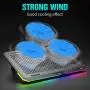 havit RGB Laptop Cooling Pad for 15.6-17 Inch Laptop with 3 Quiet Fans and Touch Control, Pure Metal Panel Portable Cooler (Black+Blue) havit RGB Laptop Cooling Pad for 15.6-17 Inch Laptop with 3 Quiet Fans and Touch Control, Pure Metal Panel Portable Cooler (Black+Blue)