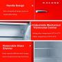 Galanz GLR25MRDR10 retro-compact-refrigerator, 2.5 Cu Ft, Red