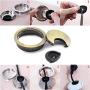 HJ Garden 1pc 2 inch (50mm) Metal Desk Grommets for Managing and Hiding Wire Cord Cable Hole Cover Office PC Desk Cable Cord Organizer Zinc Alloy Cover Bronze