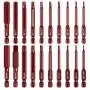 Amartisan 20-Piece Hex Head Allen Wrench Drill Bit Set, Metric and SAE S2 Steel Hex Bits Set, Magnetic Tips, 2.3'' Long With Storage box Amartisan 20-Piece Hex Head Allen Wrench Drill Bit Set, Metric and SAE S2 Steel Hex Bits Set, Magnetic Tips, 2.3'' Long With Storage box