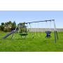 Sportspower Rosemead Metal Swing and Slide Set