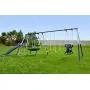 Sportspower Rosemead Metal Swing and Slide Set Sportspower Rosemead Metal Swing and Slide Set