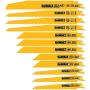 DEWALT Reciprocating Saw Blades, Bi-Metal Set with Case, 12-Piece (DW4892)