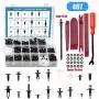 Voilamart 467 PCS Car Retainer Clips and Plastic Fasteners Kit - 19 Most Popular Sizes with Fastener Remover Push Pins Rivets Auto Door Trim Panel Clips Assortment Set Universal Fit for Ford Toyota Voilamart 467 PCS Car Retainer Clips and Plastic Fasteners Kit - 19 Most Popular Sizes with Fastener Remover Push Pins Rivets Auto Door Trim Panel Clips Assortment Set Universal Fit for Ford Toyota