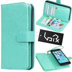 Urvoix for Apple iPhone 8 Plus/iPhone 7 Plus/iPhone 6S Plus(5.5'' Display), Wallet Leather Flip Card Holder Case, 2 in 1 Detachable Magnetic Back Cover iPhone 8Plus/7Plus/6Plus(NOT for iPhone8)