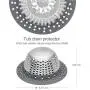 LEKEYE Drain Hair Catcher/Bathtub Drain Cover/Drain Protector for Pop-Up & Regular Drains(Patented Product) LEKEYE Drain Hair Catcher/Bathtub Drain Cover/Drain Protector for Pop-Up & Regular Drains(Patented Product)