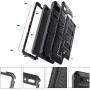 Mitywah Waterproof Case for iPhone 7/8 Plus, Heavy Duty Military Grade Armor Metal Case, Full Body Protective Shockproof Dustproof Strong Rugged Thick Case for iPhone 7/8 Plus, Red