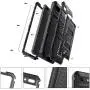 Mitywah Waterproof Case for iPhone 7/8 Plus, Heavy Duty Military Grade Armor Metal Case, Full Body Protective Shockproof Dustproof Strong Rugged Thick Case for iPhone 7/8 Plus, Red