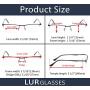 READING GLASSES 3 pack Half-Rim Metal Readers