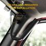 Auxmart Front Grab Handle Grab Bar for 2007-2017 Jeep Wrangler 2/4 Door - Pair