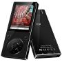 DeeFec 16GB Bluetooth4.1 MP3 Music Player Built-in Speaker with 2.4inch HD Screen, FM Radio, Voice Recorder Functions Metal Body, Support SD Card up to 128GB - Black
